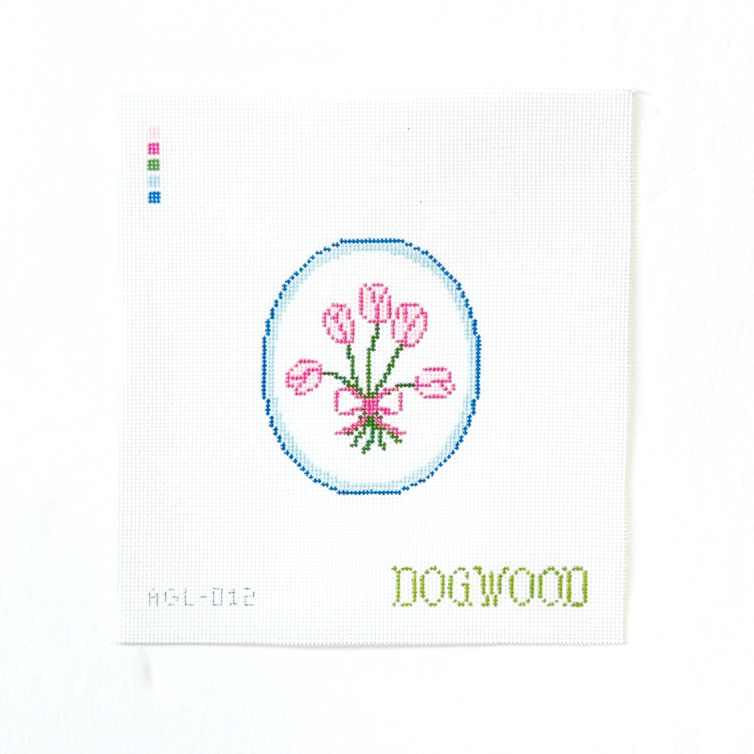Bunch Of TulipsDogwood NeedlepointCanvasThe Red Thread Atelier