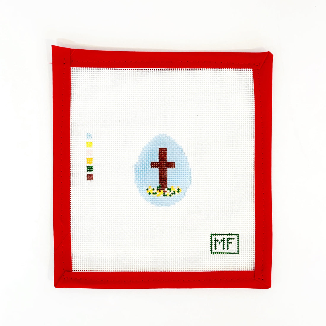 Cross w Flowers Easter Egg Mini