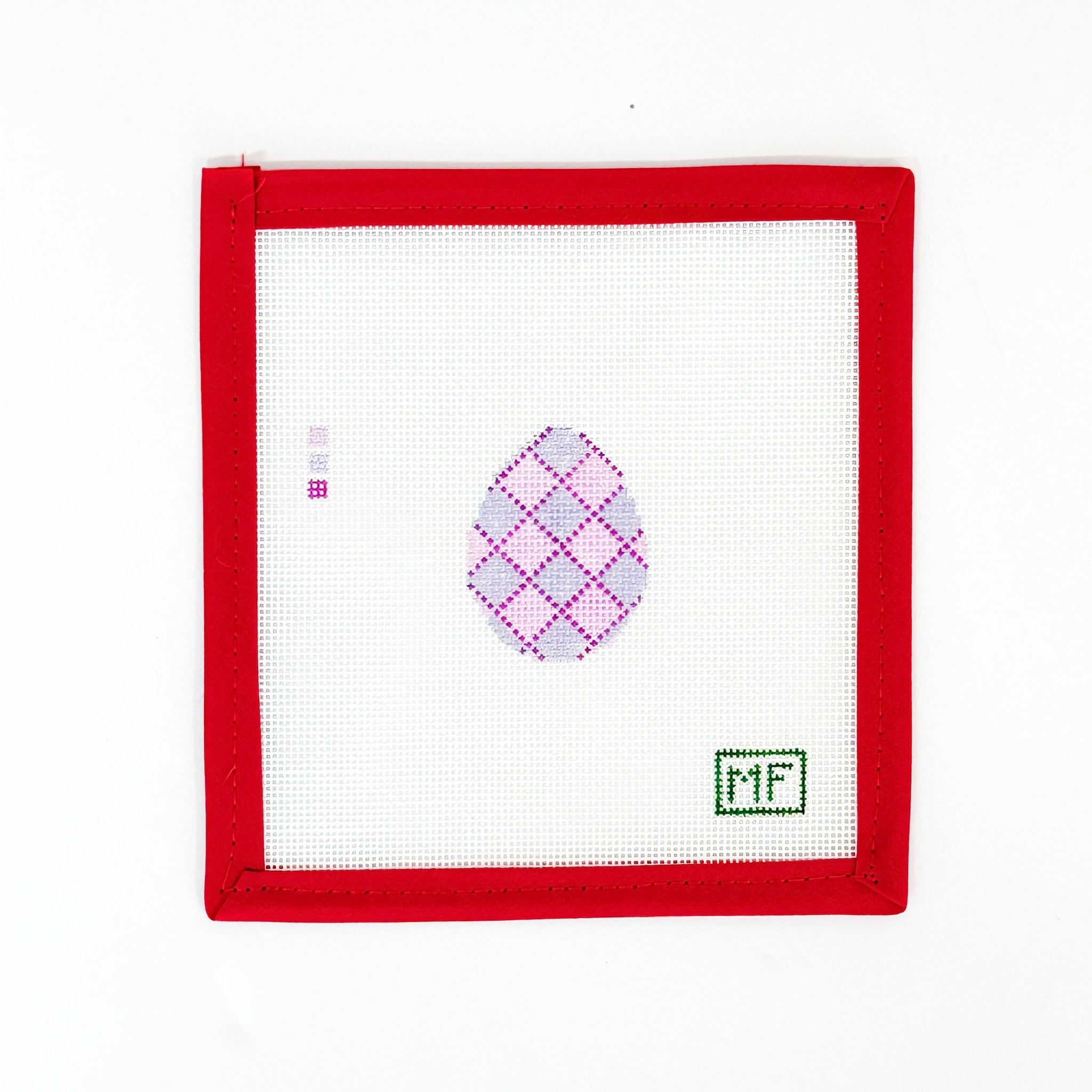 Purple Easter Egg MiniMeg FrancezCanvasThe Red Thread Atelier