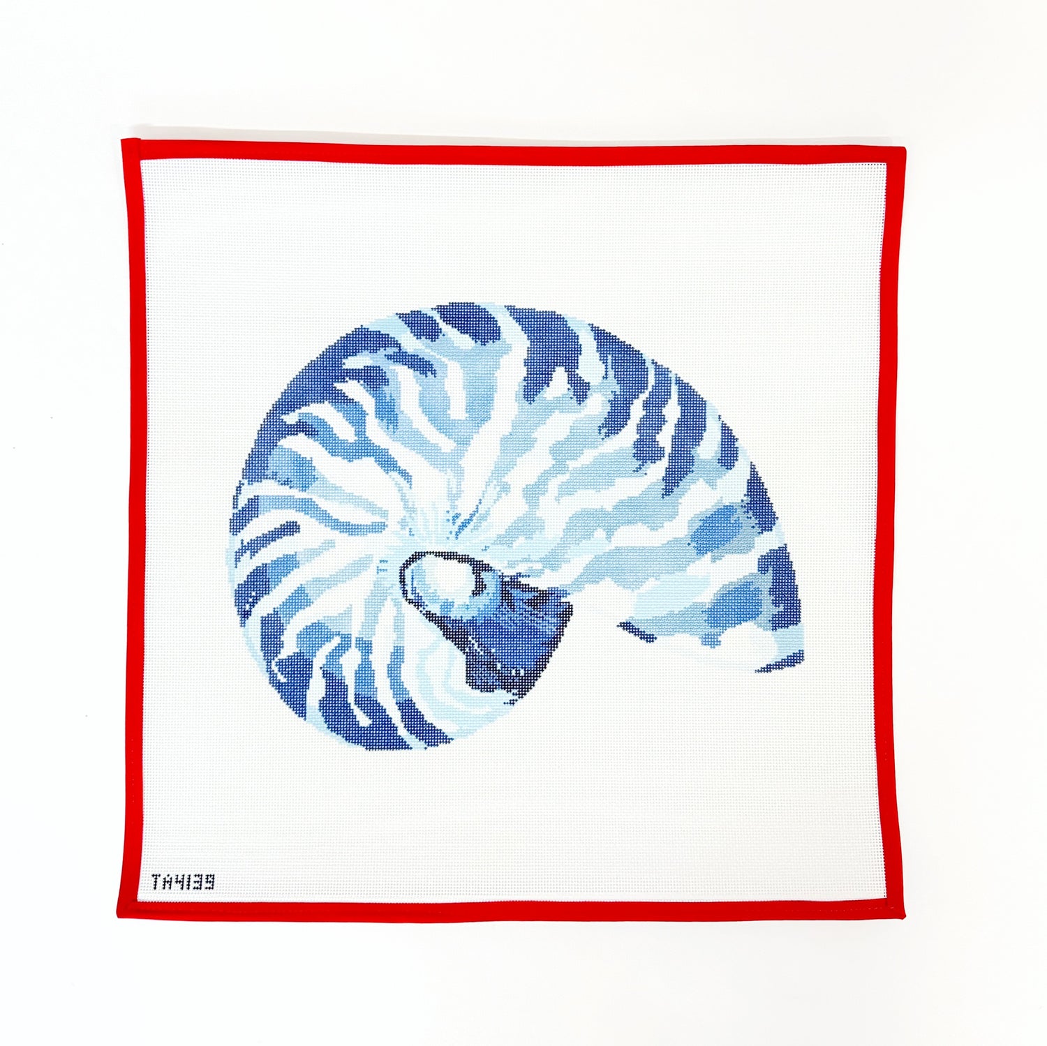 Nautilus - BlueKCNCanvasThe Red Thread Atelier