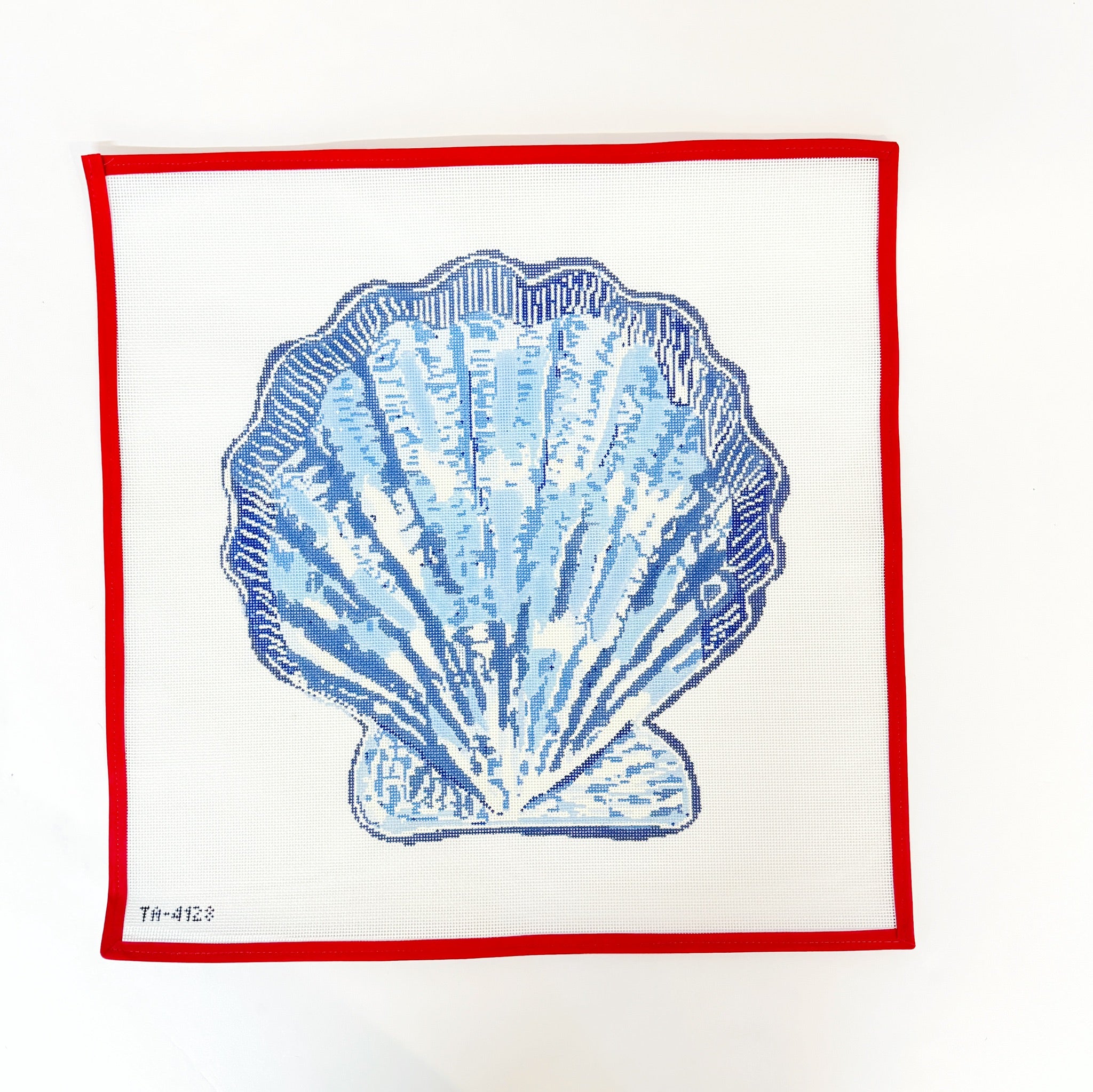 Scallop - BlueKCNCanvasThe Red Thread Atelier