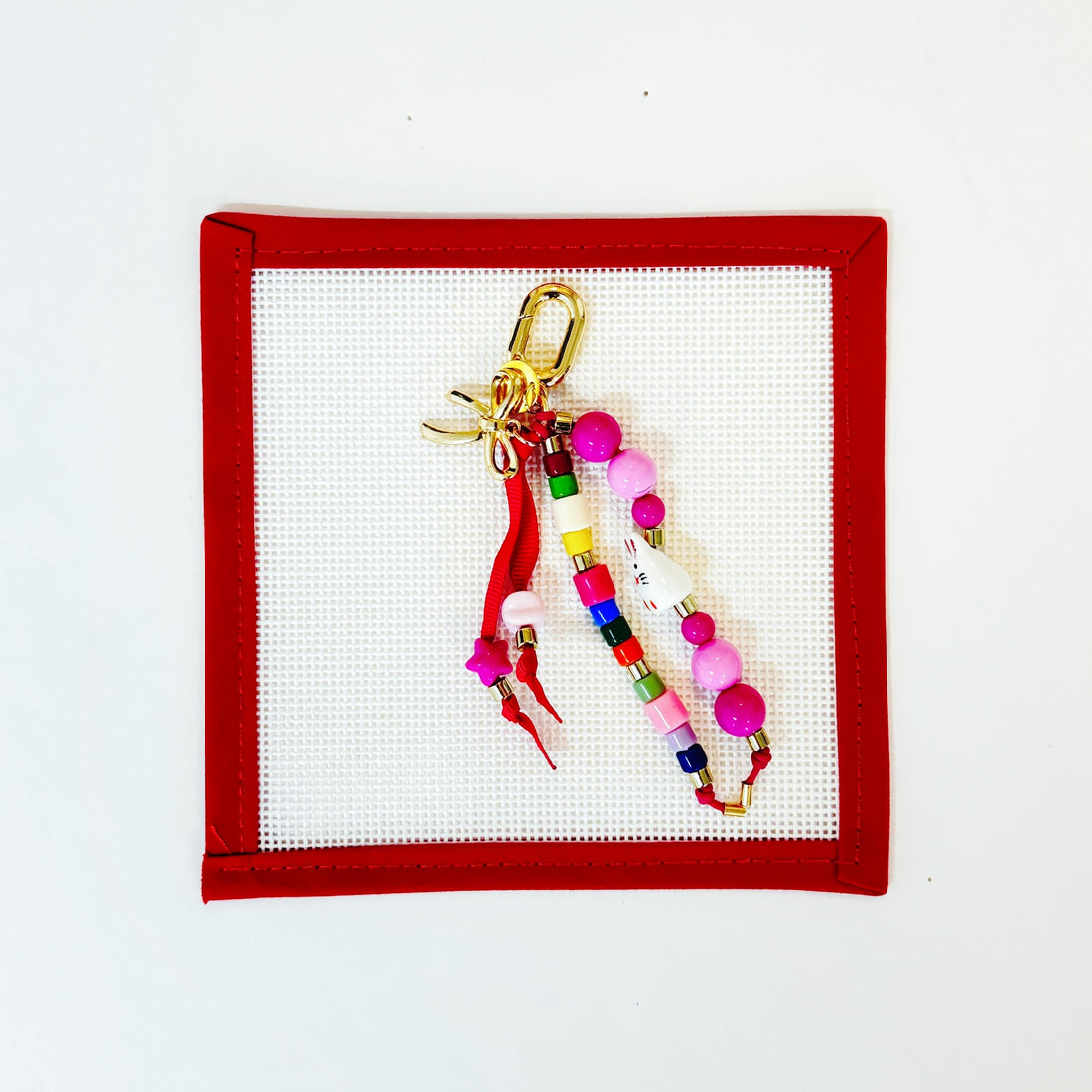 PrepThreads Petite Bag Charms -  Easter Fuchsia