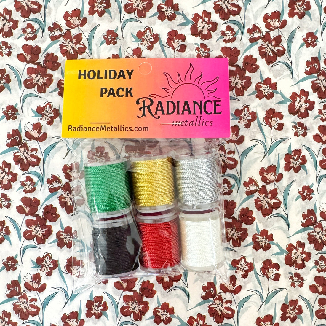 Radiance Metallic Thread - 18 - Holiday Pack - Christmas