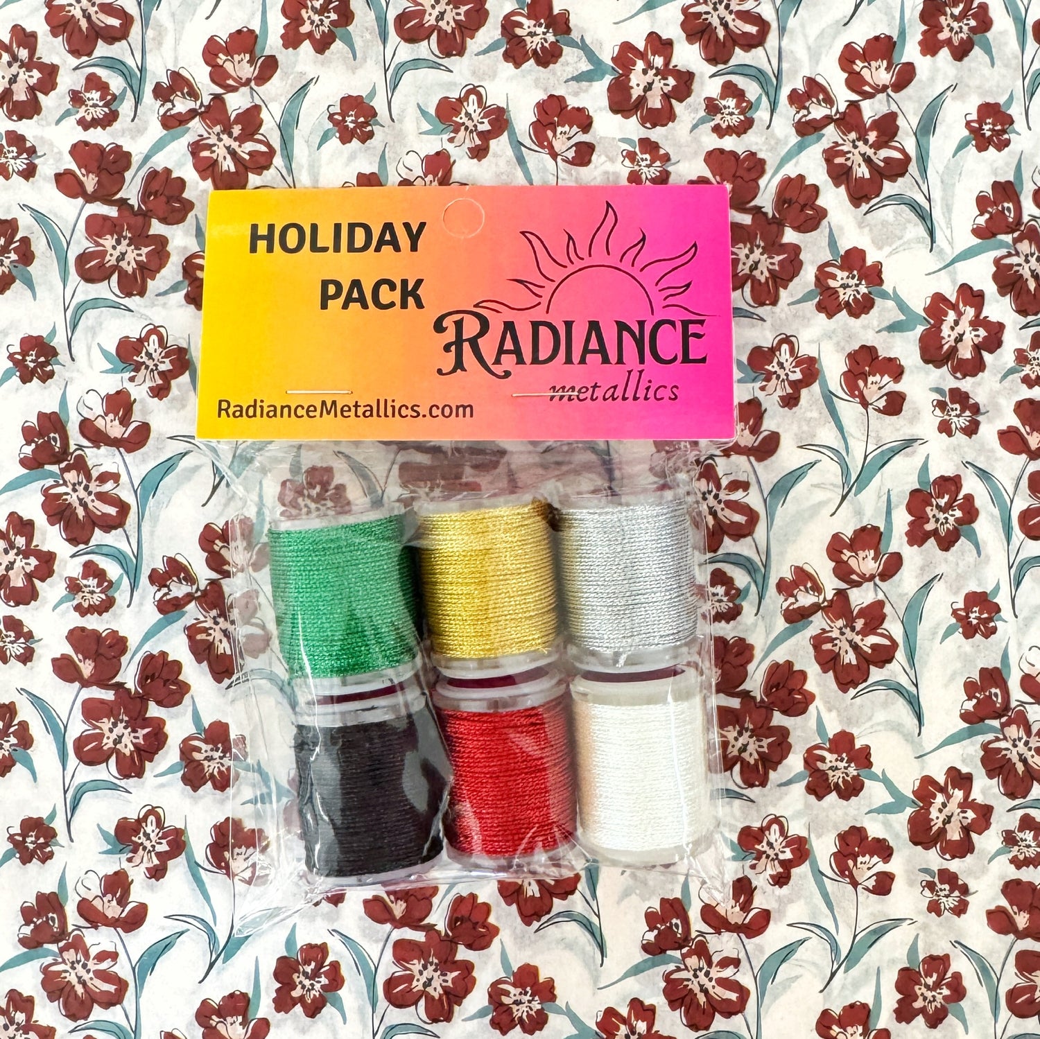 Radiance Metallic Thread - 18 - Holiday Pack - Christmas
