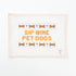 Sip Wine Pet DogsSaturnalia StitchingCanvasThe Red Thread Atelier