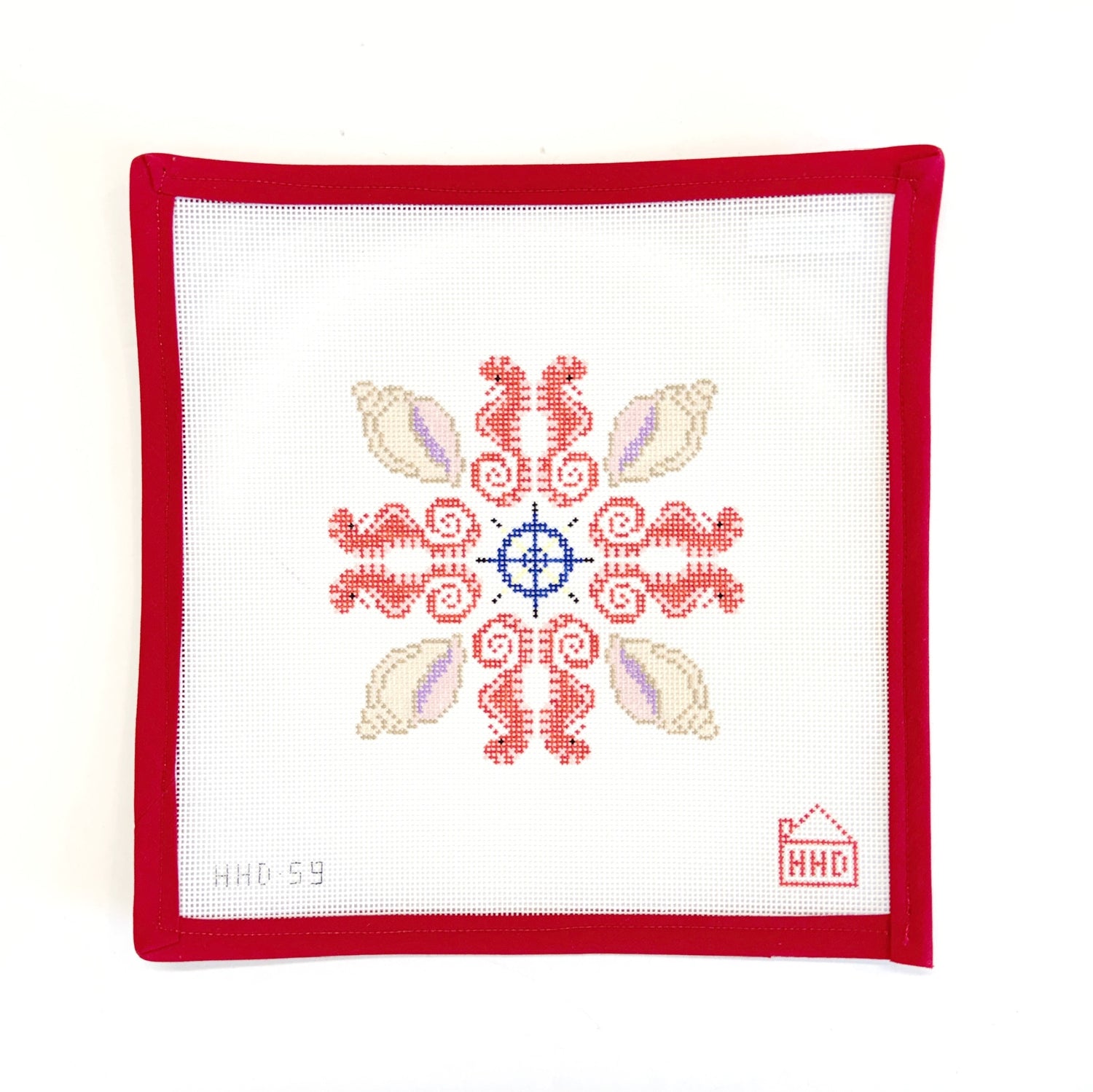 Tropical Compass Rose miniHalcyon House DesignsCanvasThe Red Thread Atelier