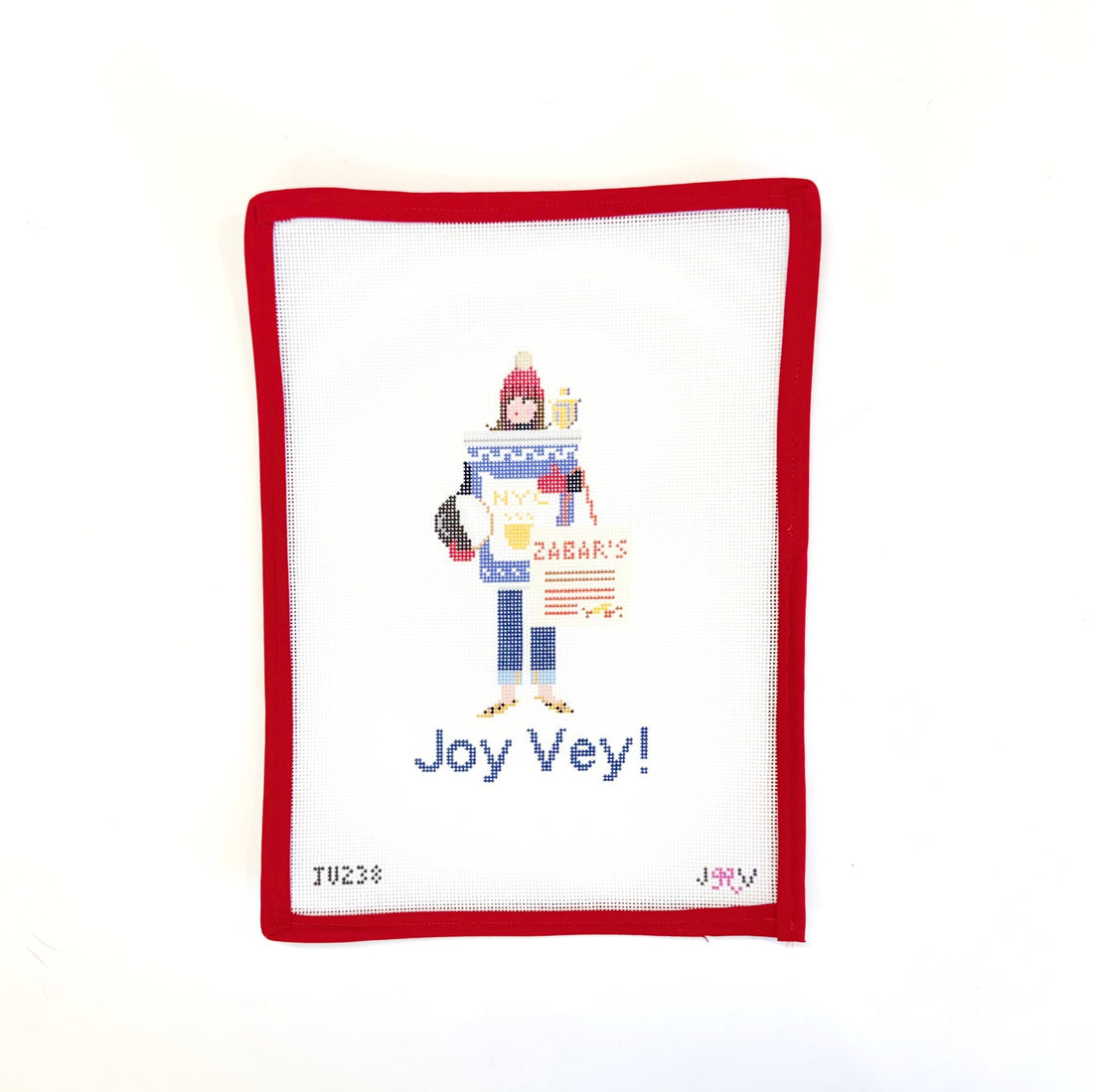 Joy VeyJennifer Vallez NeedlepointCanvasThe Red Thread Atelier
