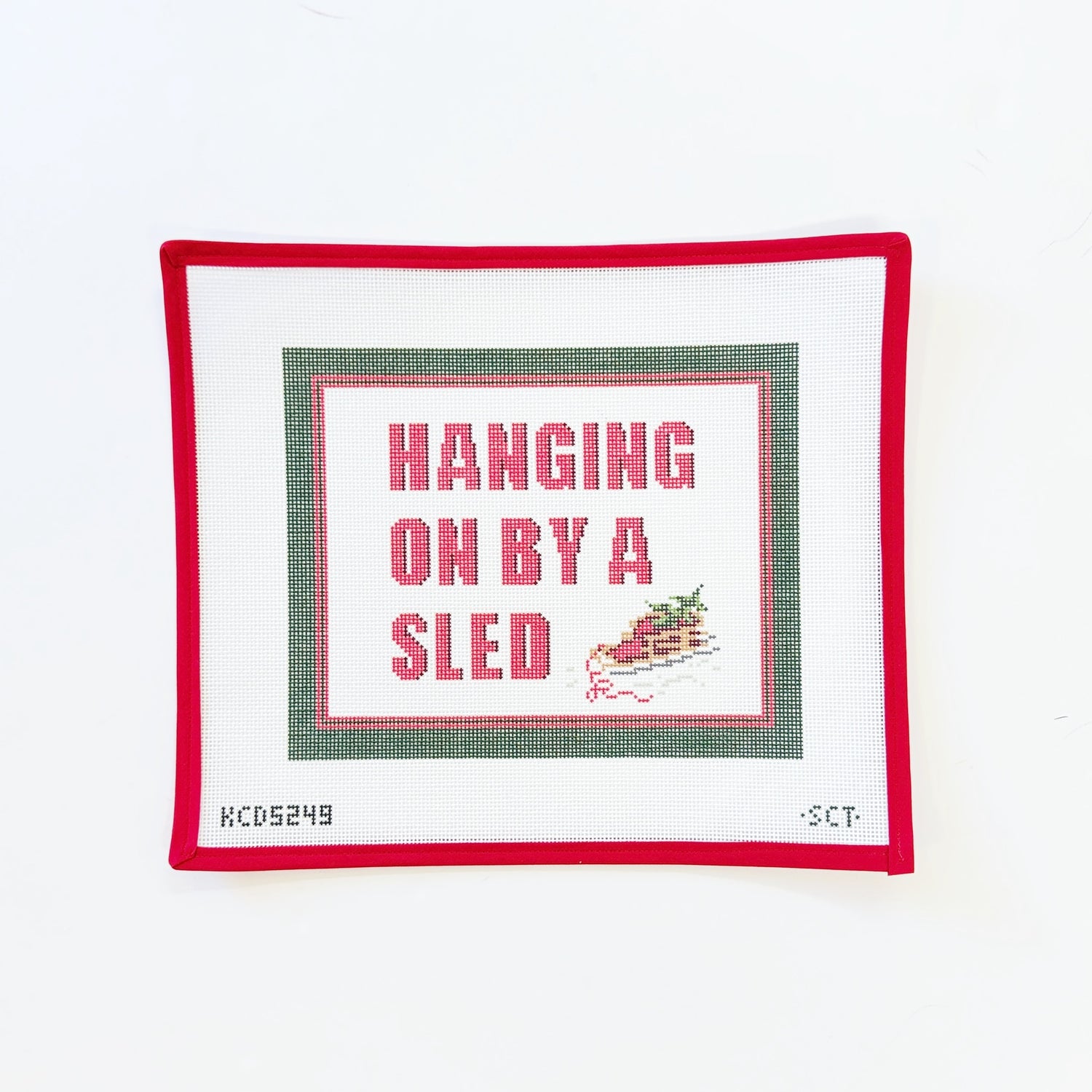 Hanging On By A SledKCNCanvasThe Red Thread Atelier