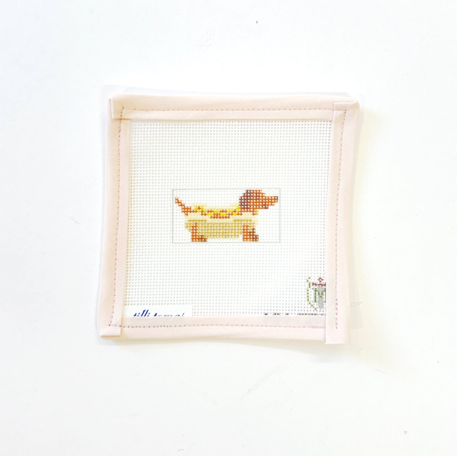 Weenie Dog Bag CharmTilli TomasCanvasThe Red Thread Atelier