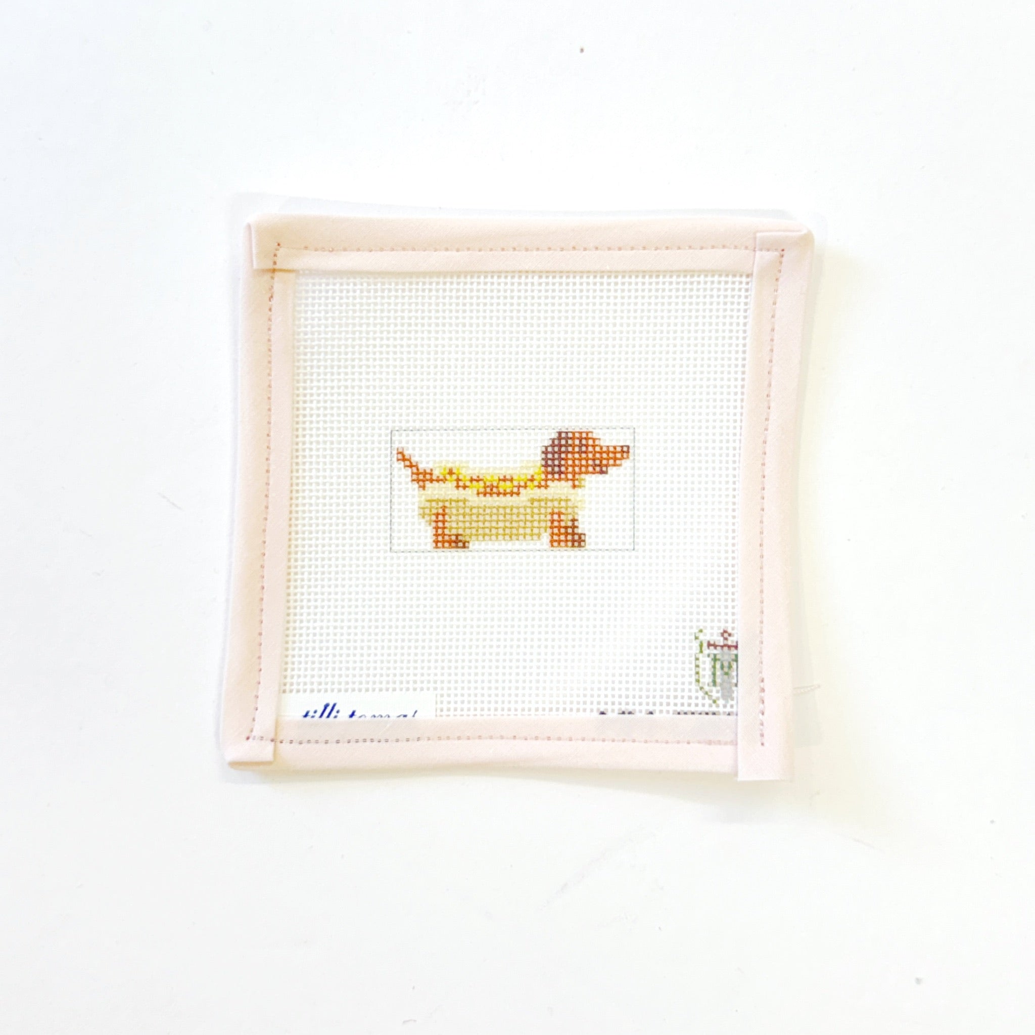 Weenie Dog Bag CharmTilli TomasCanvasThe Red Thread Atelier