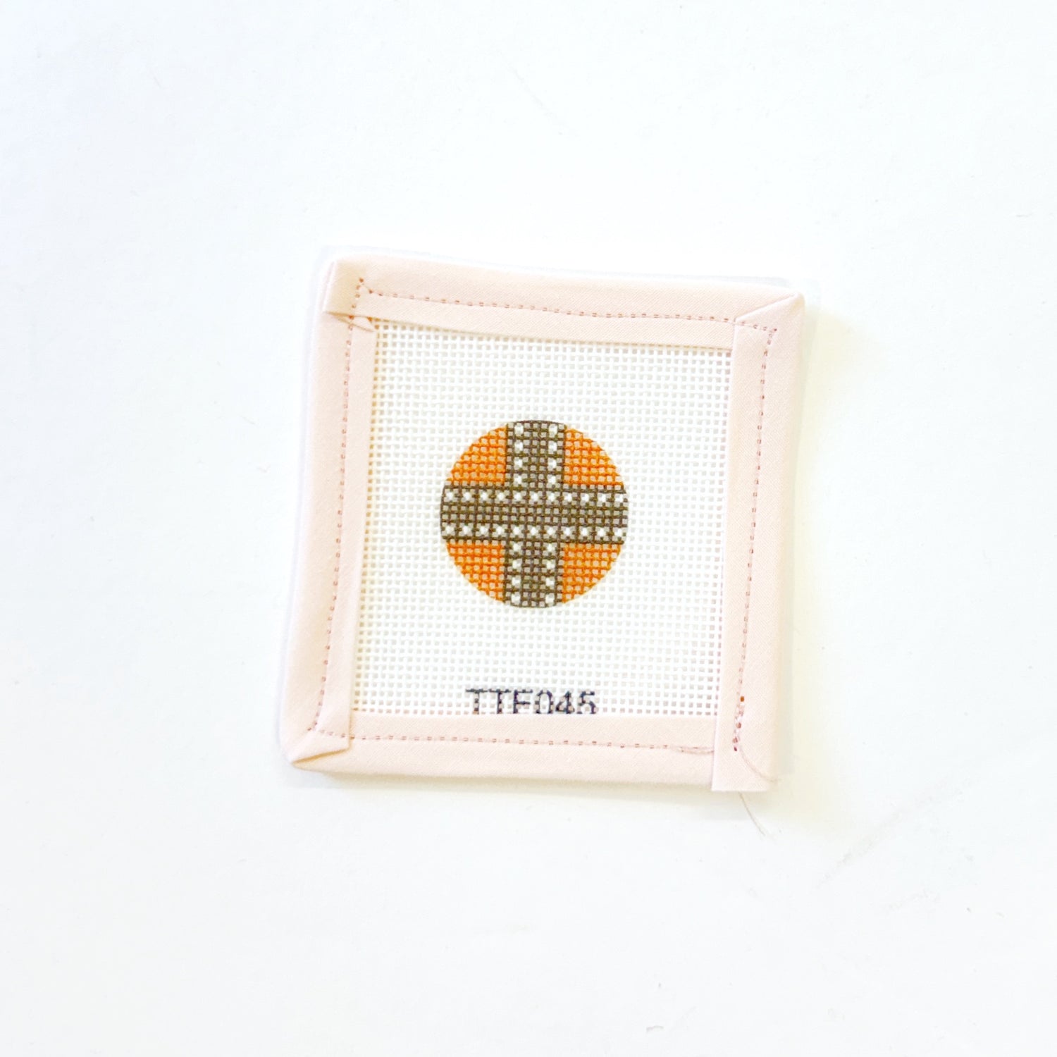 Brown Ribbon on Orange FOBTilli TomasCanvasThe Red Thread Atelier