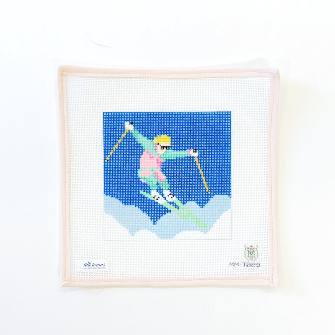 Retro SkierTilli TomasCanvasThe Red Thread Atelier