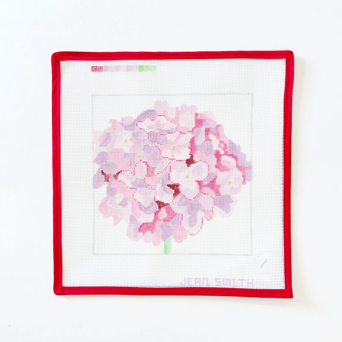 Petite Pink HydrangeaJean SmithCanvasThe Red Thread Atelier