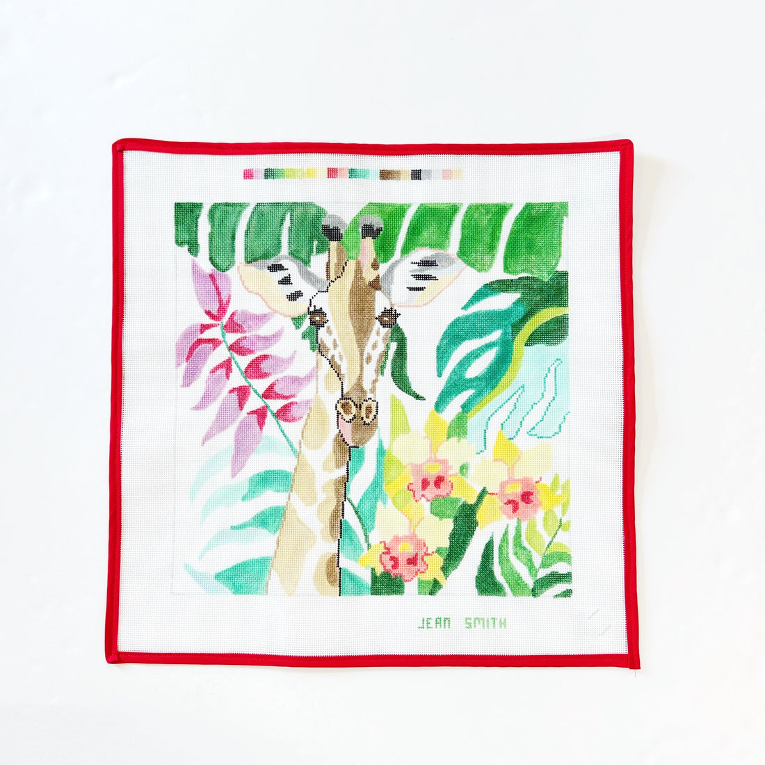 Giraffe WatchingJean SmithCanvasThe Red Thread Atelier