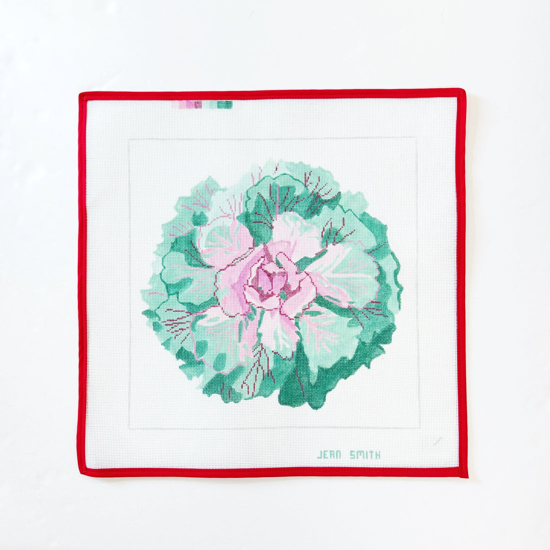 Flowering Purple Kale 2Jean SmithCanvasThe Red Thread Atelier
