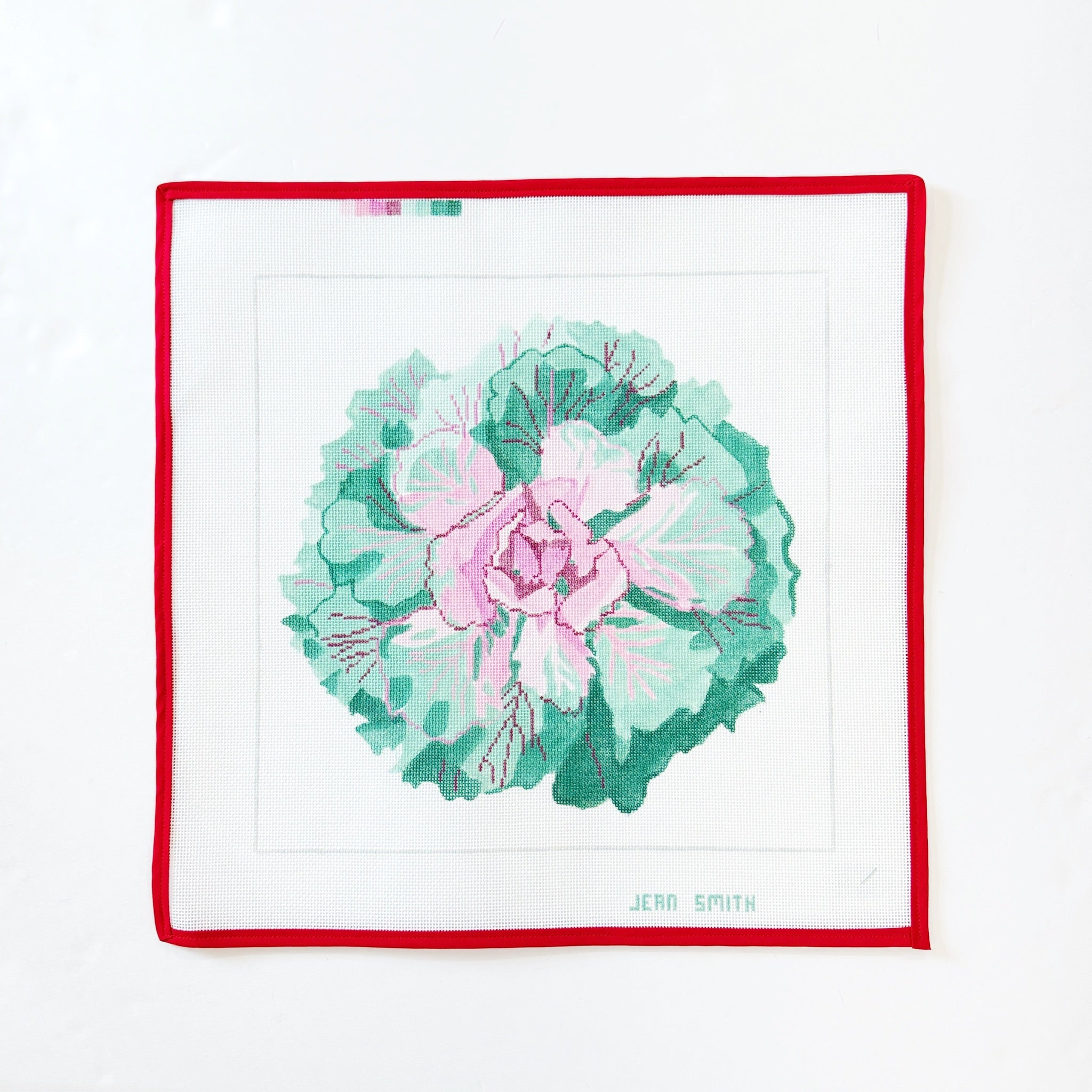 Flowering Purple Kale 2Jean SmithCanvasThe Red Thread Atelier