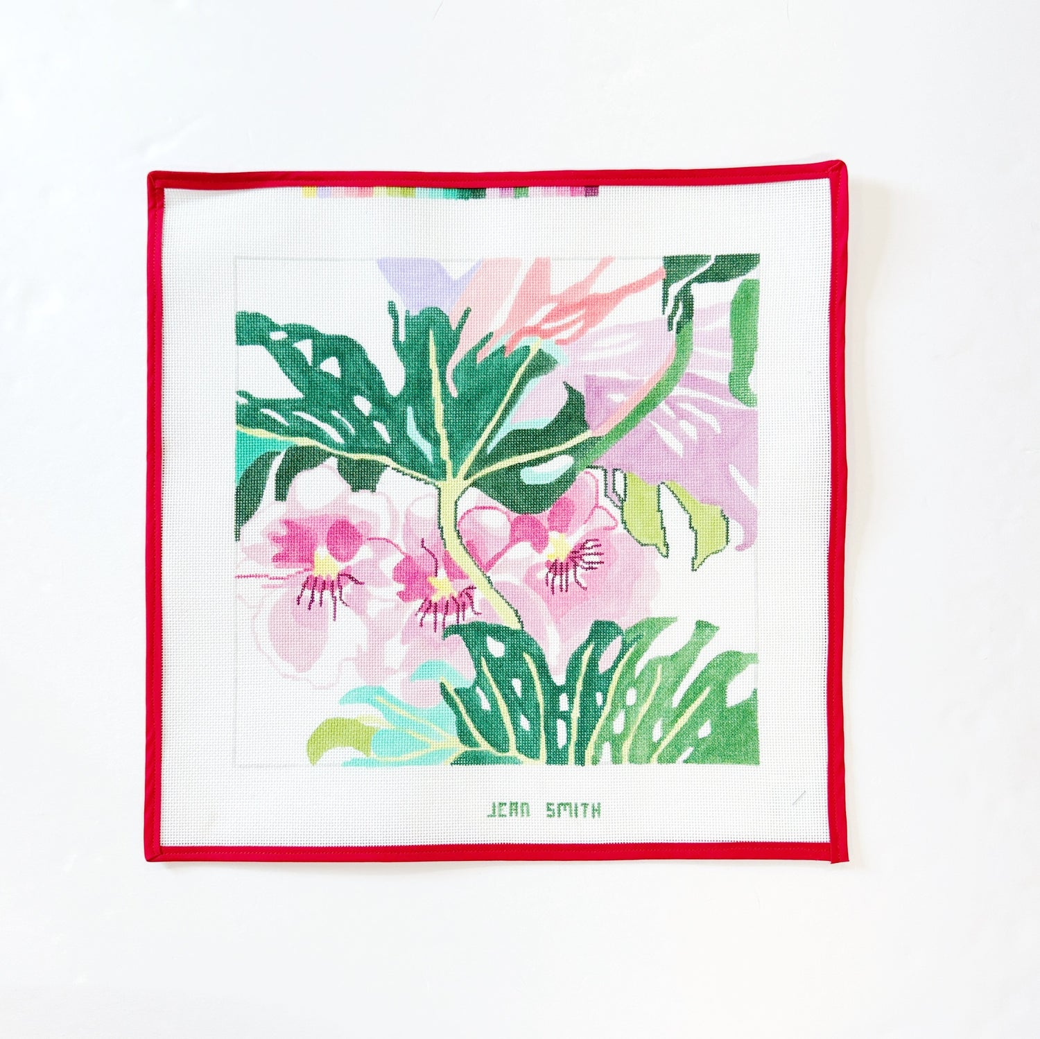 Jungle Orchid 1Jean SmithCanvasThe Red Thread Atelier