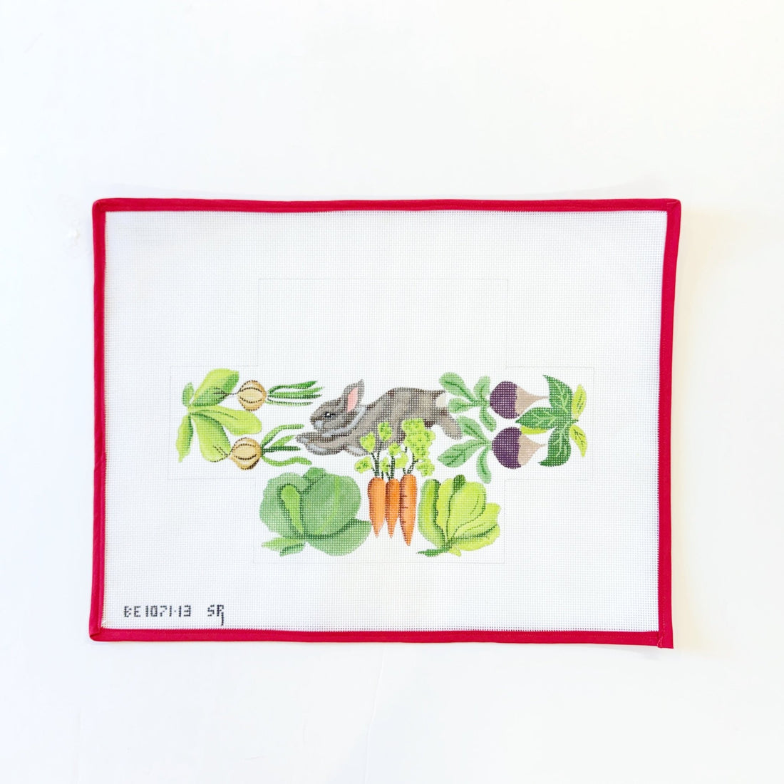 Rabbit in Garden Brick CoverSusan RobertsCanvasThe Red Thread Atelier