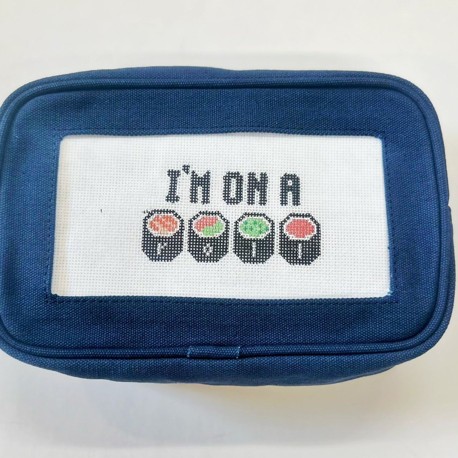 Self Finishing Needlepoint Cosmetic BagsPlanet Earth FiberAccessoryThe Red Thread Atelier