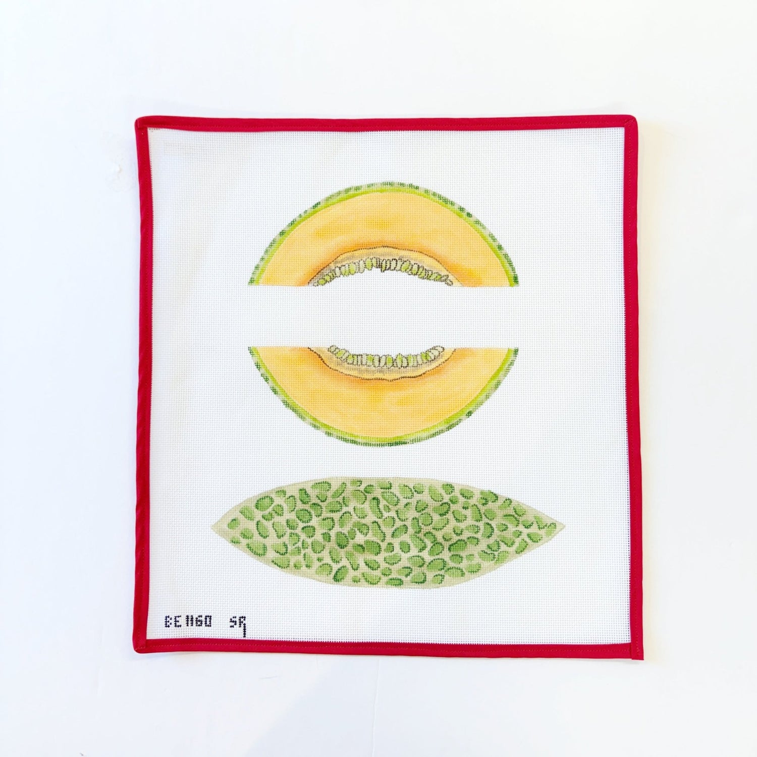 Shaped Cantaloupe - 3dSusan RobertsCanvasThe Red Thread Atelier