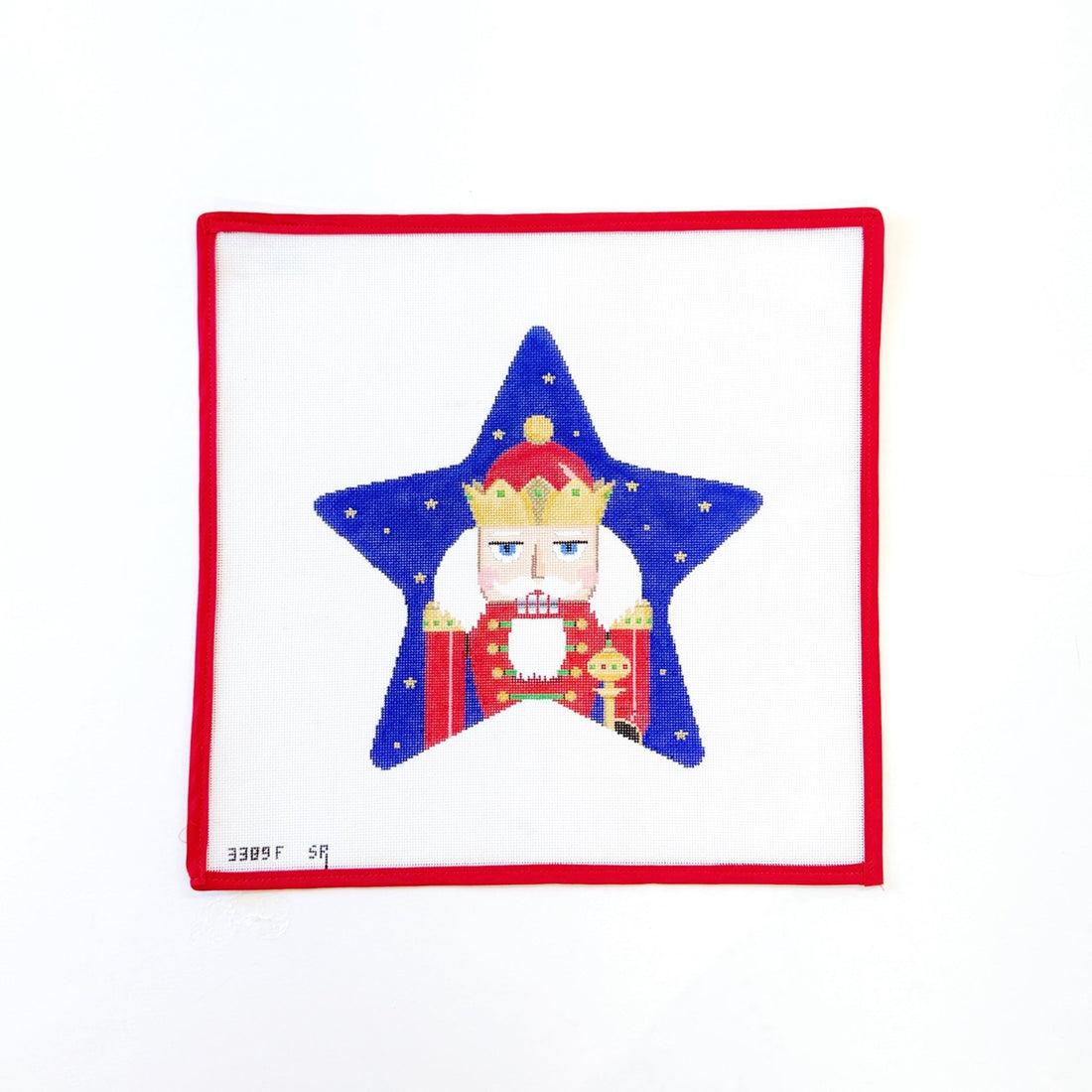 Nutcracker King Tree TopperSusan RobertsCanvasThe Red Thread Atelier