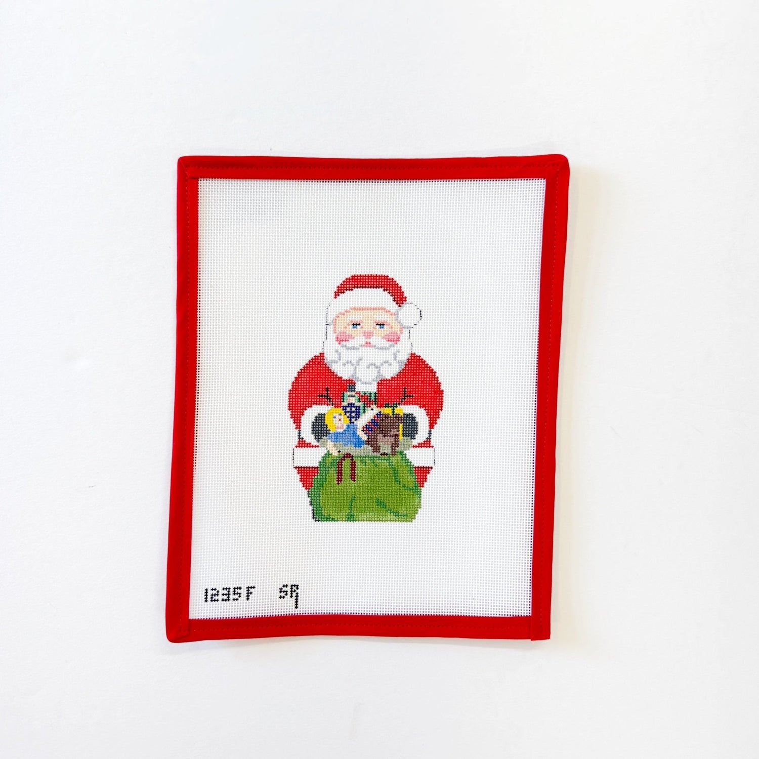 Santa With Toy BagSusan RobertsCanvasThe Red Thread Atelier