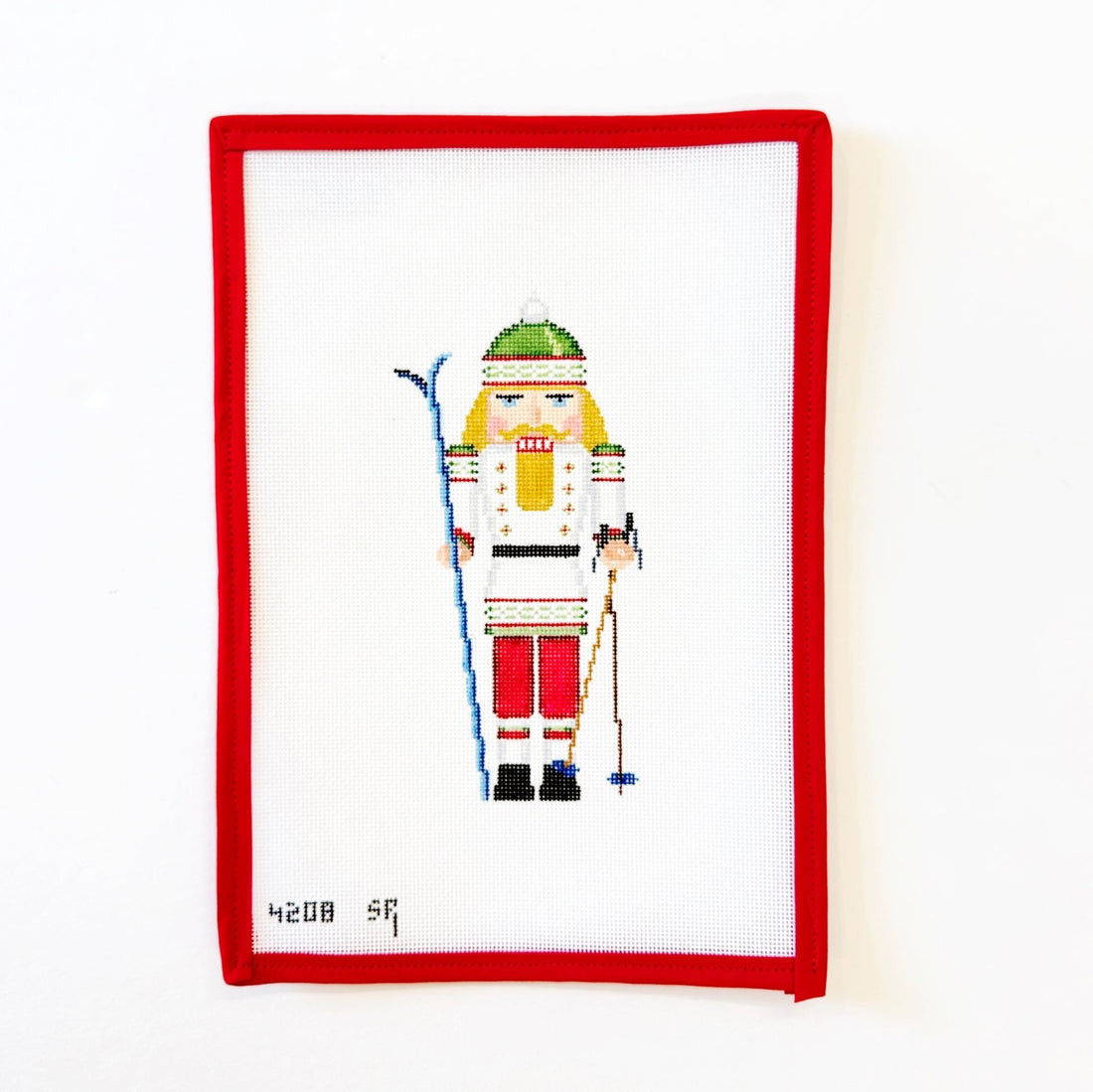 Nutcracker, SkierSusan RobertsCanvasThe Red Thread Atelier