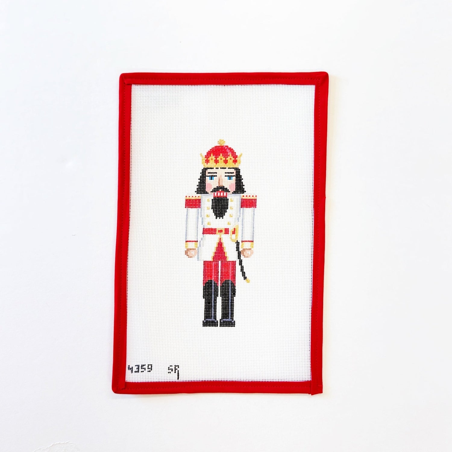 Nutcracker, Red &amp; White KingSusan RobertsCanvasThe Red Thread Atelier