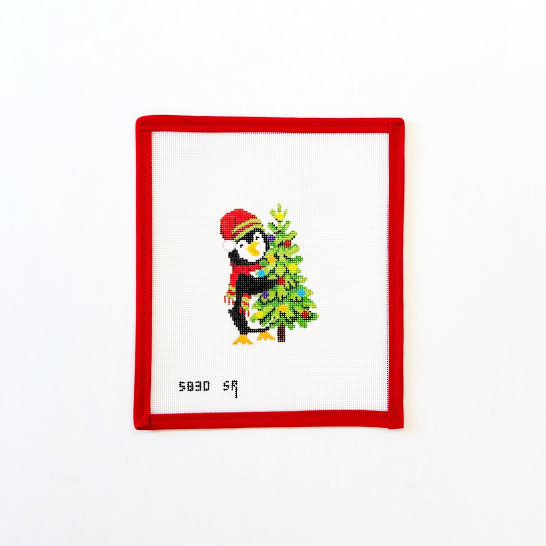 Santa With Toy BagSusan RobertsCanvasThe Red Thread Atelier