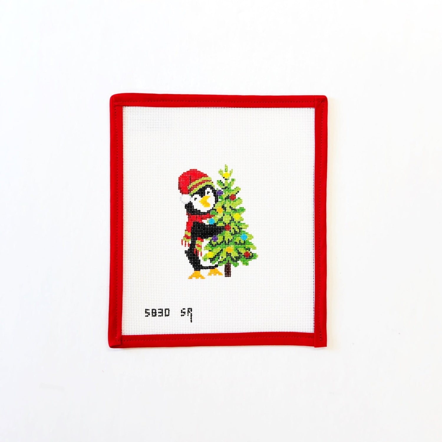 Santa With Toy BagSusan RobertsCanvasThe Red Thread Atelier