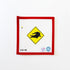 Beware of AlligatorsAtlantic BlueCanvasThe Red Thread Atelier