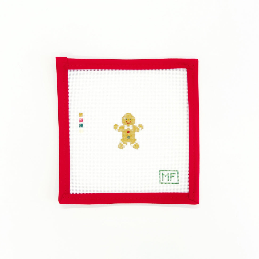 Mini Gingerbread ManMF NeedlepointCanvasThe Red Thread Atelier
