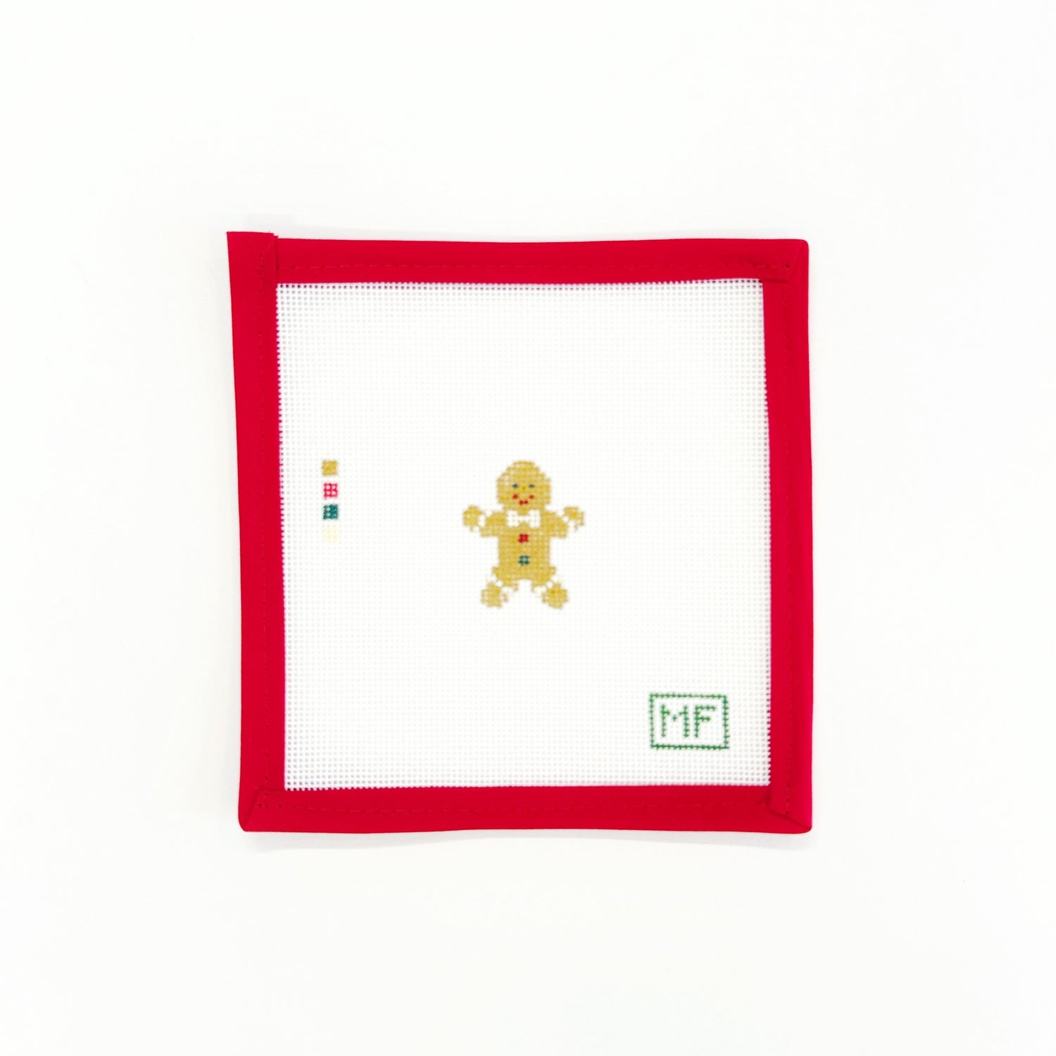 Mini Gingerbread ManMF NeedlepointCanvasThe Red Thread Atelier