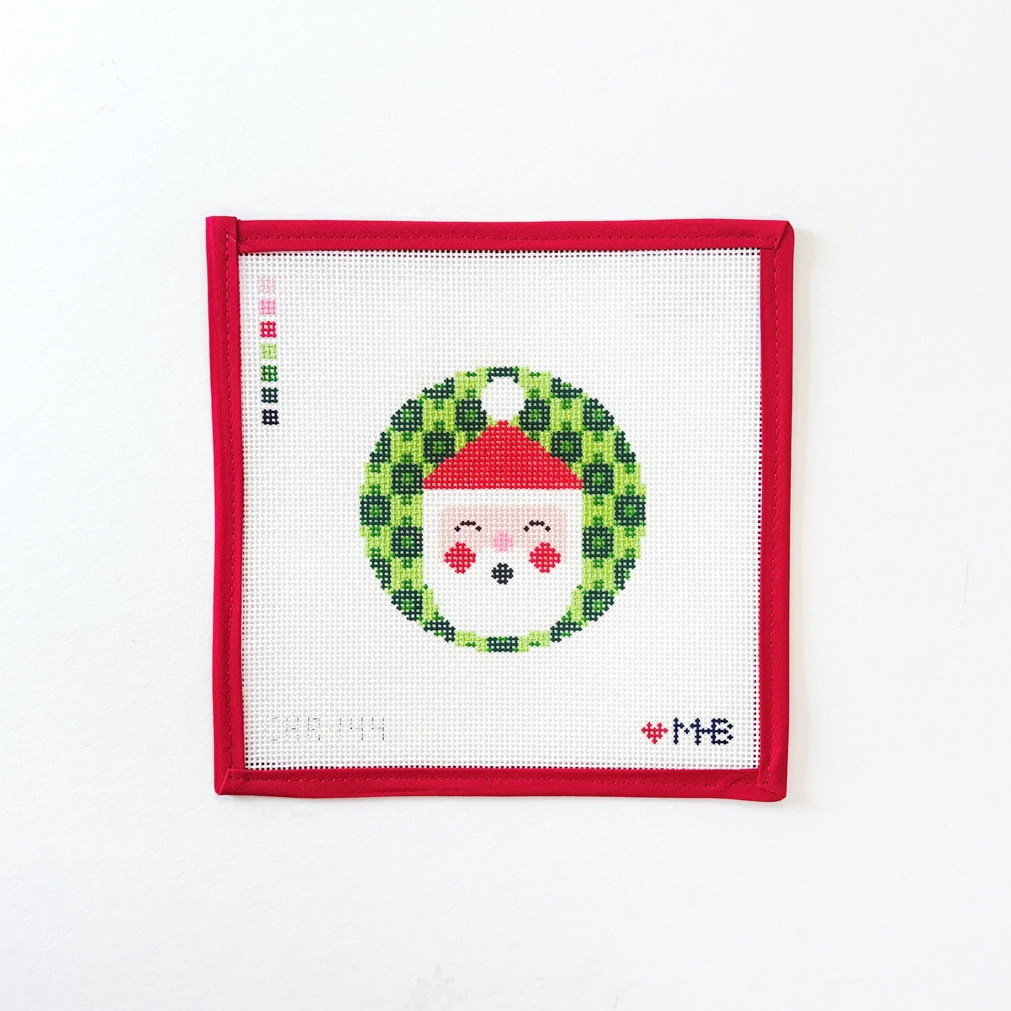 HoHoHo SantaLoveMHBCanvasThe Red Thread Atelier