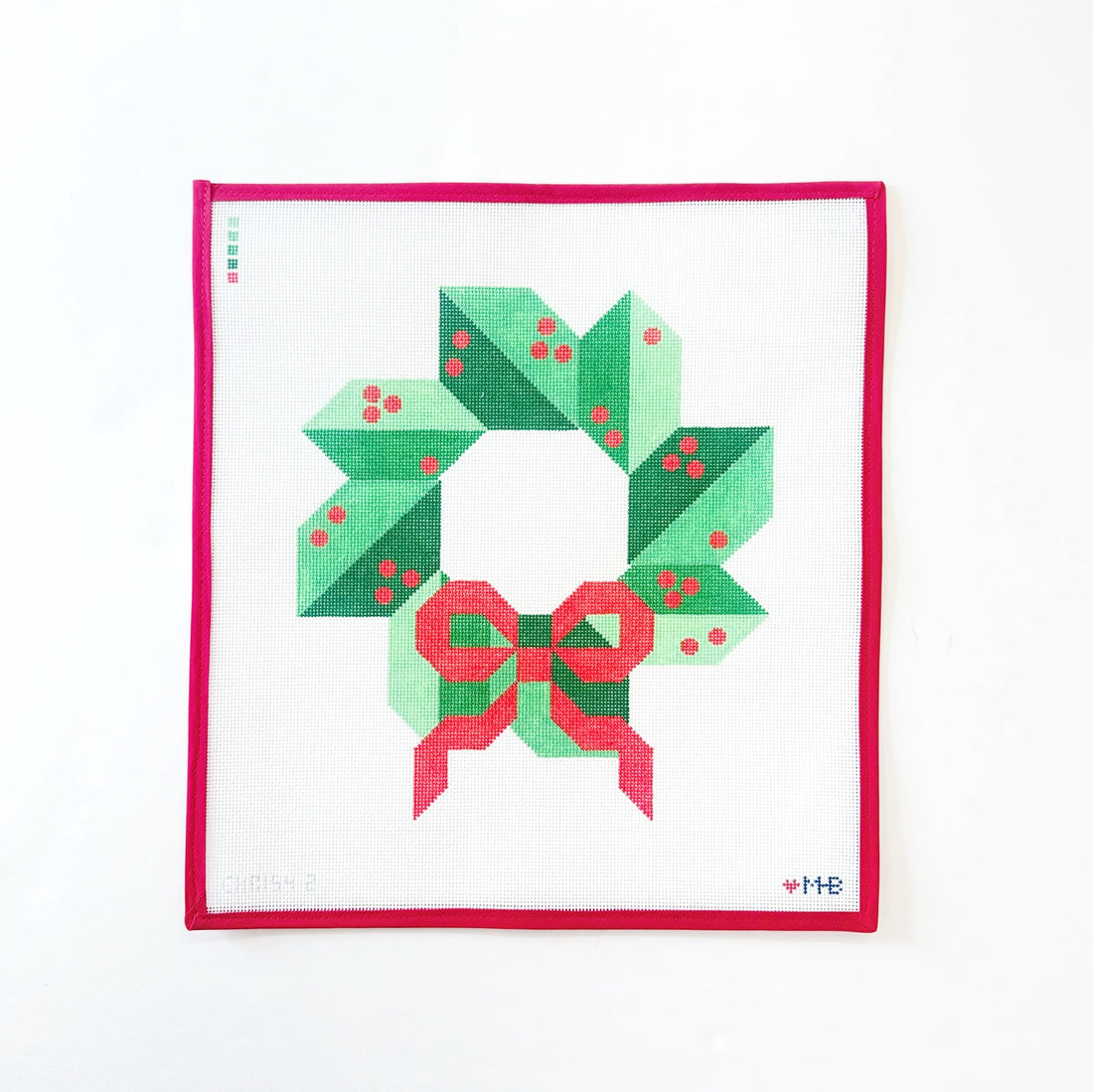 Home for the Holidays WreathLoveMHBCanvasThe Red Thread Atelier