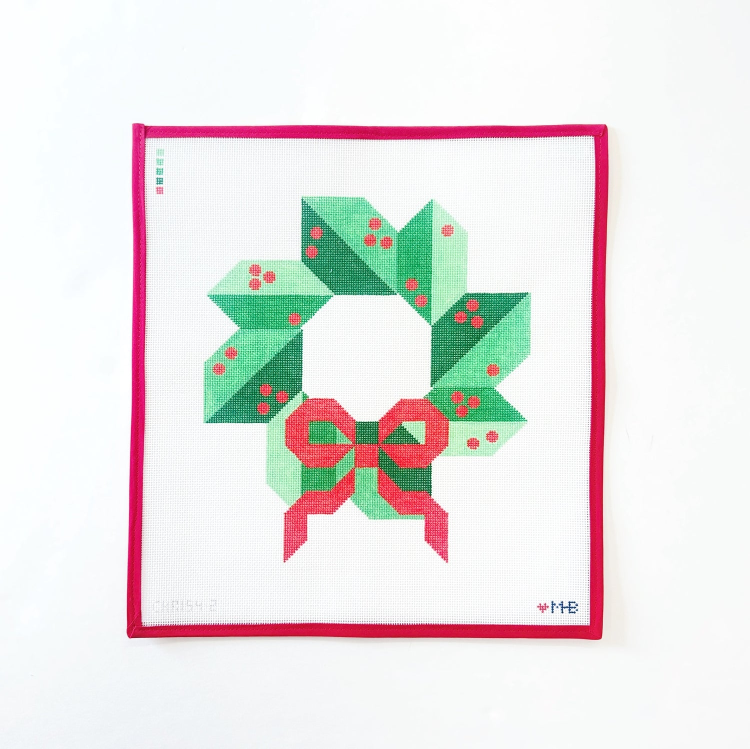 Home for the Holidays WreathLoveMHBCanvasThe Red Thread Atelier