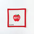 NYC ApplePainted StitchCanvasThe Red Thread Atelier