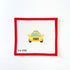 NY Taxi CabPainted StitchCanvasThe Red Thread Atelier