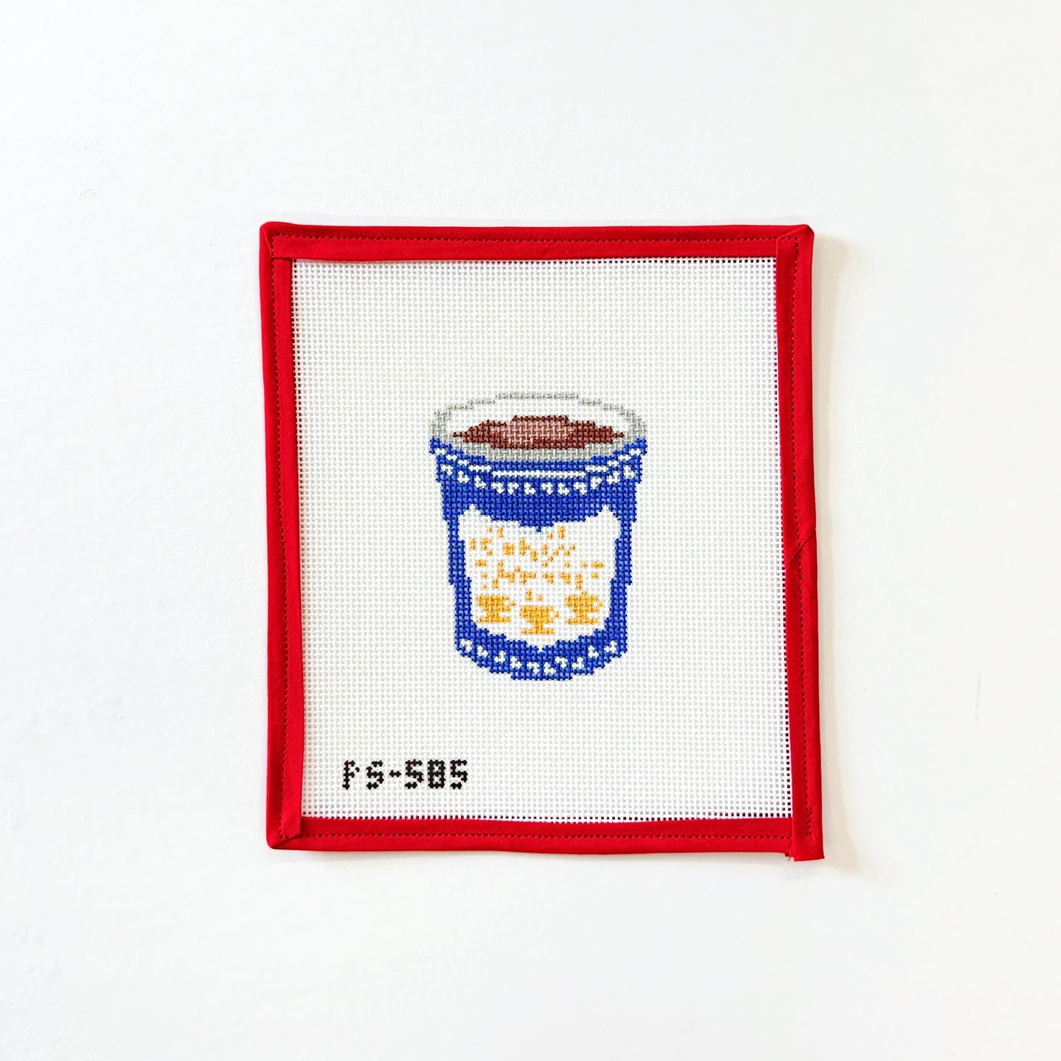 NY CoffeePainted StitchCanvasThe Red Thread Atelier