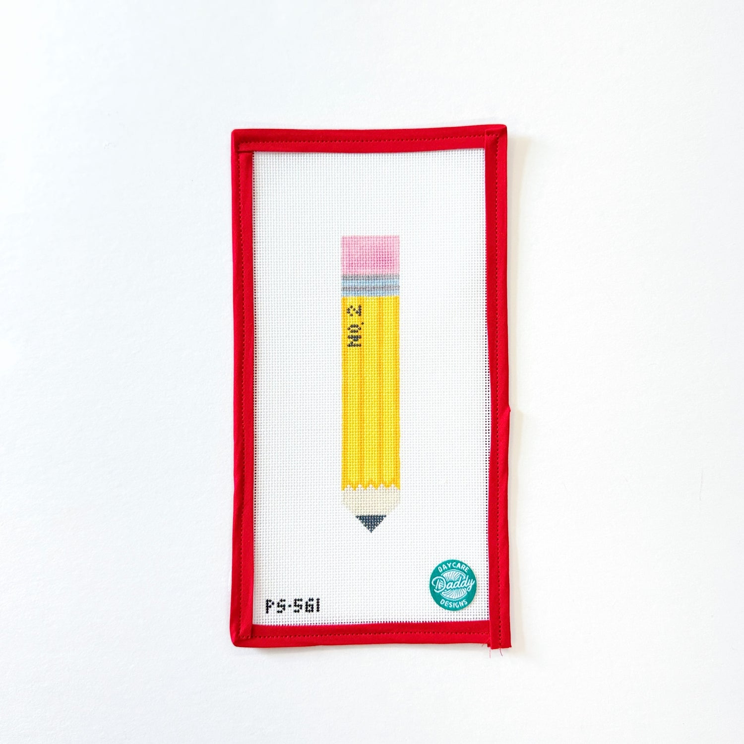 Pencil BookmarkPainted StitchCanvasThe Red Thread Atelier