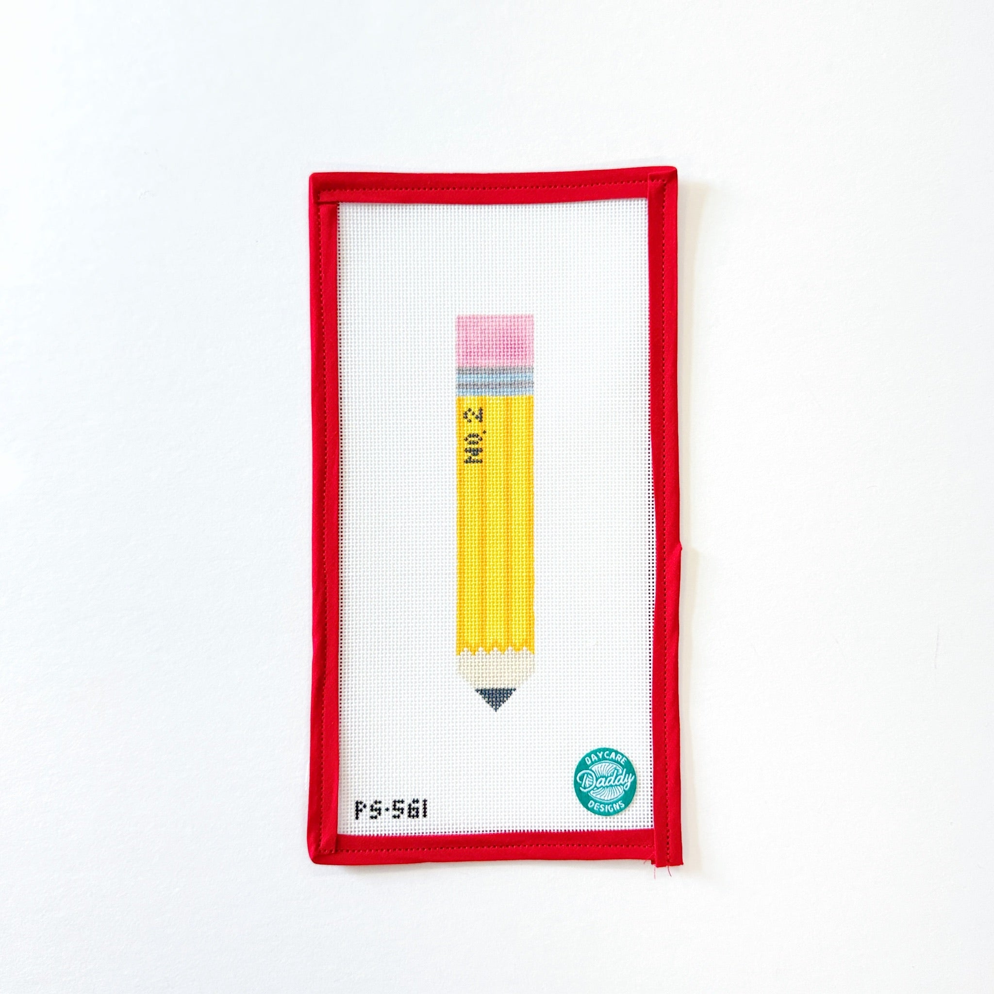 Pencil BookmarkPainted StitchCanvasThe Red Thread Atelier
