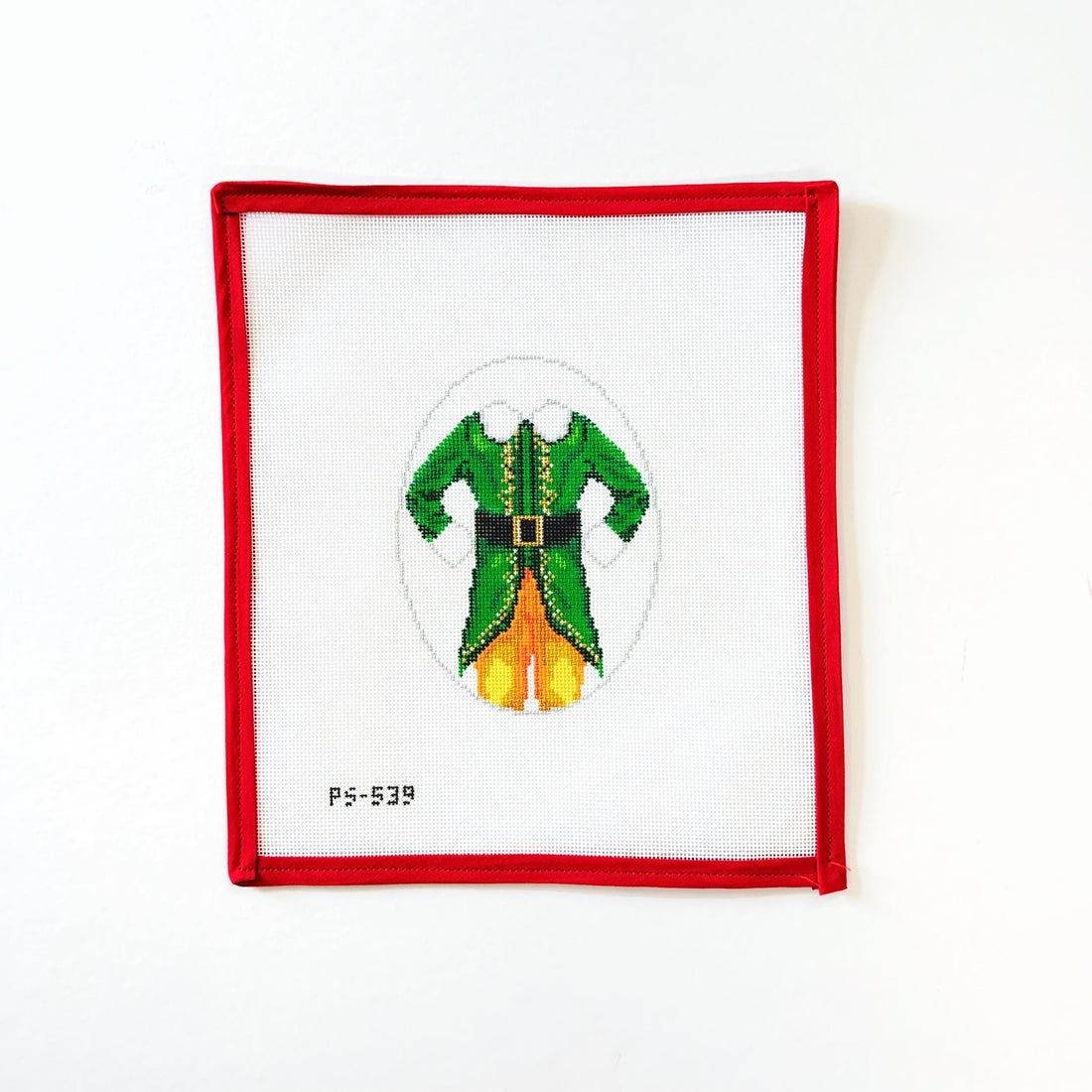 Buddy The ElfPainted StitchCanvasThe Red Thread Atelier