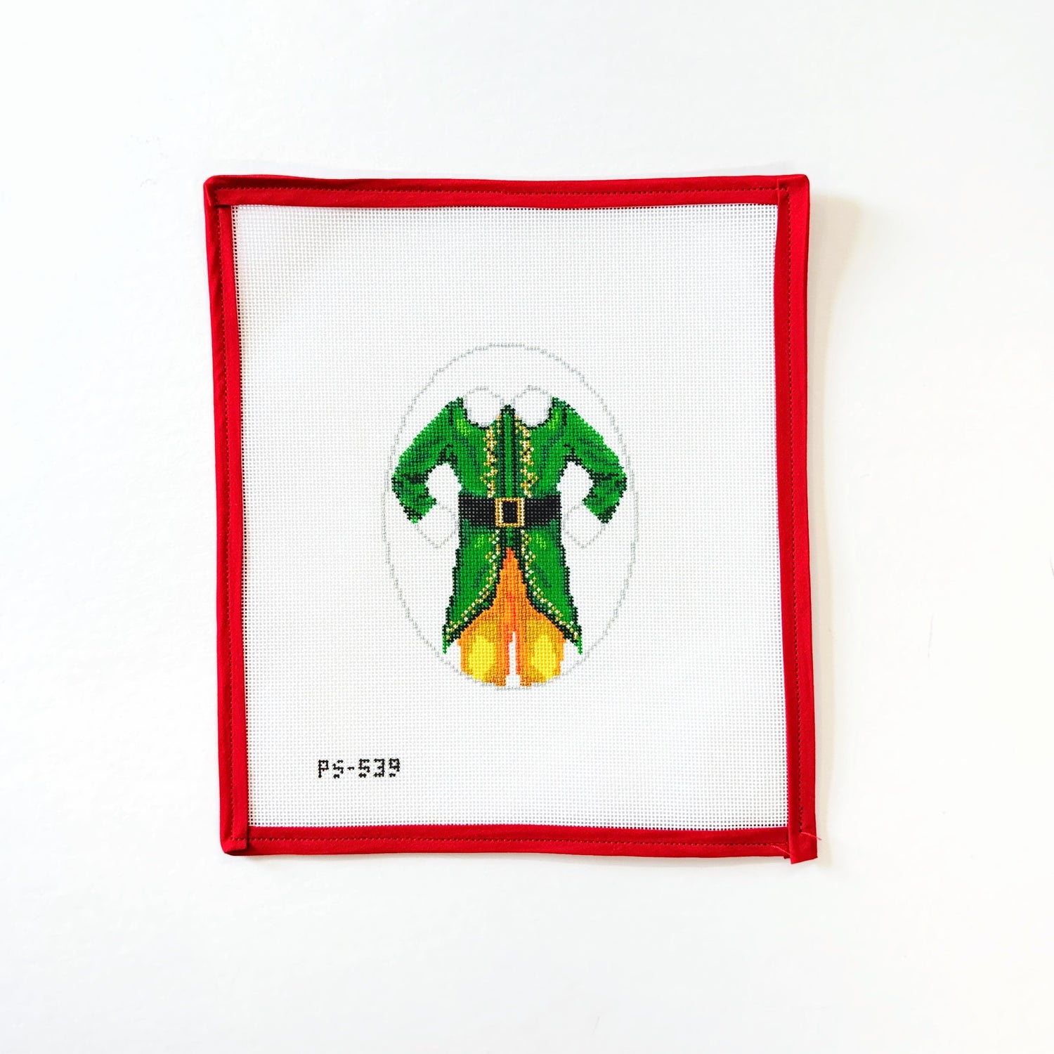 Buddy The ElfPainted StitchCanvasThe Red Thread Atelier