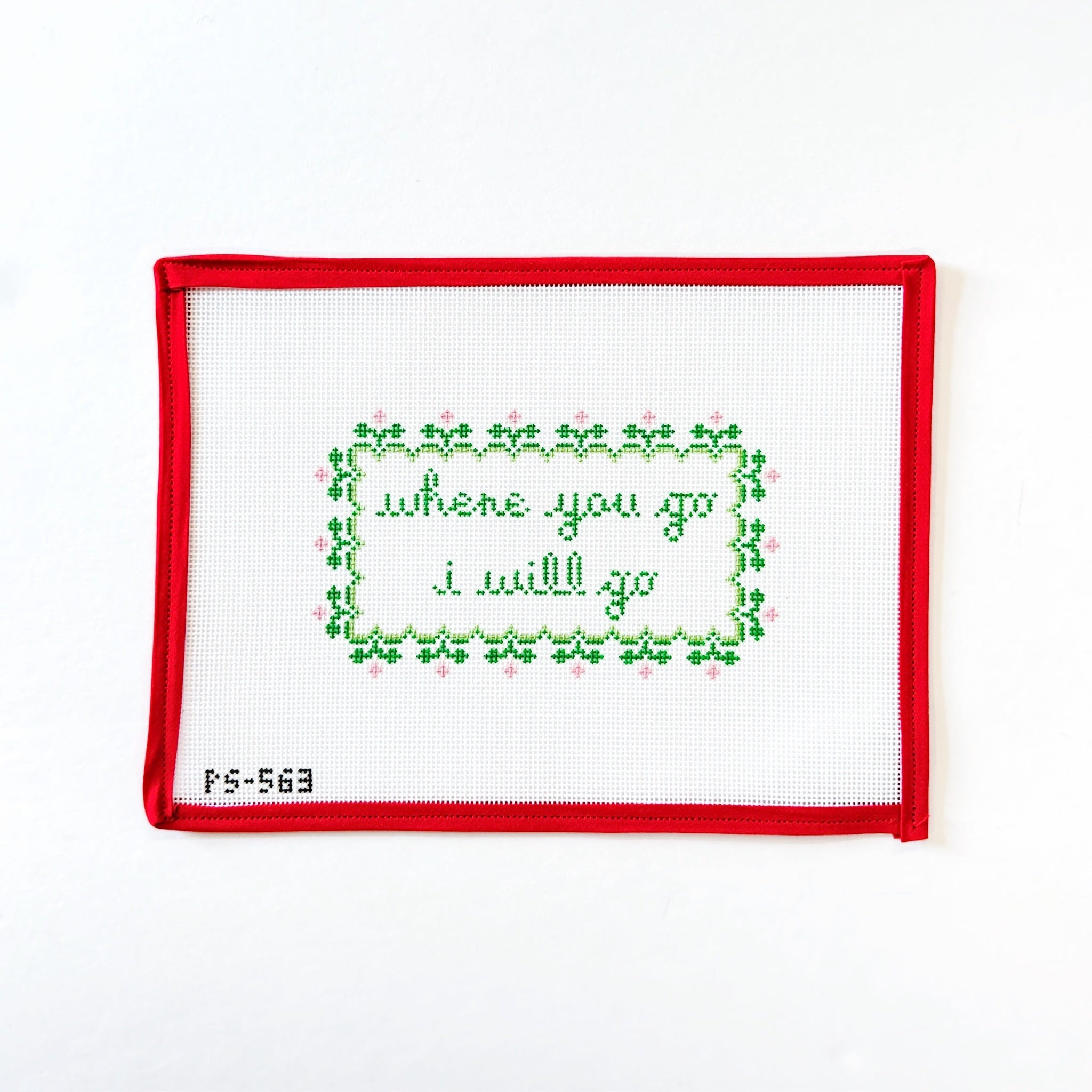 Where You GoPainted StitchCanvasThe Red Thread Atelier