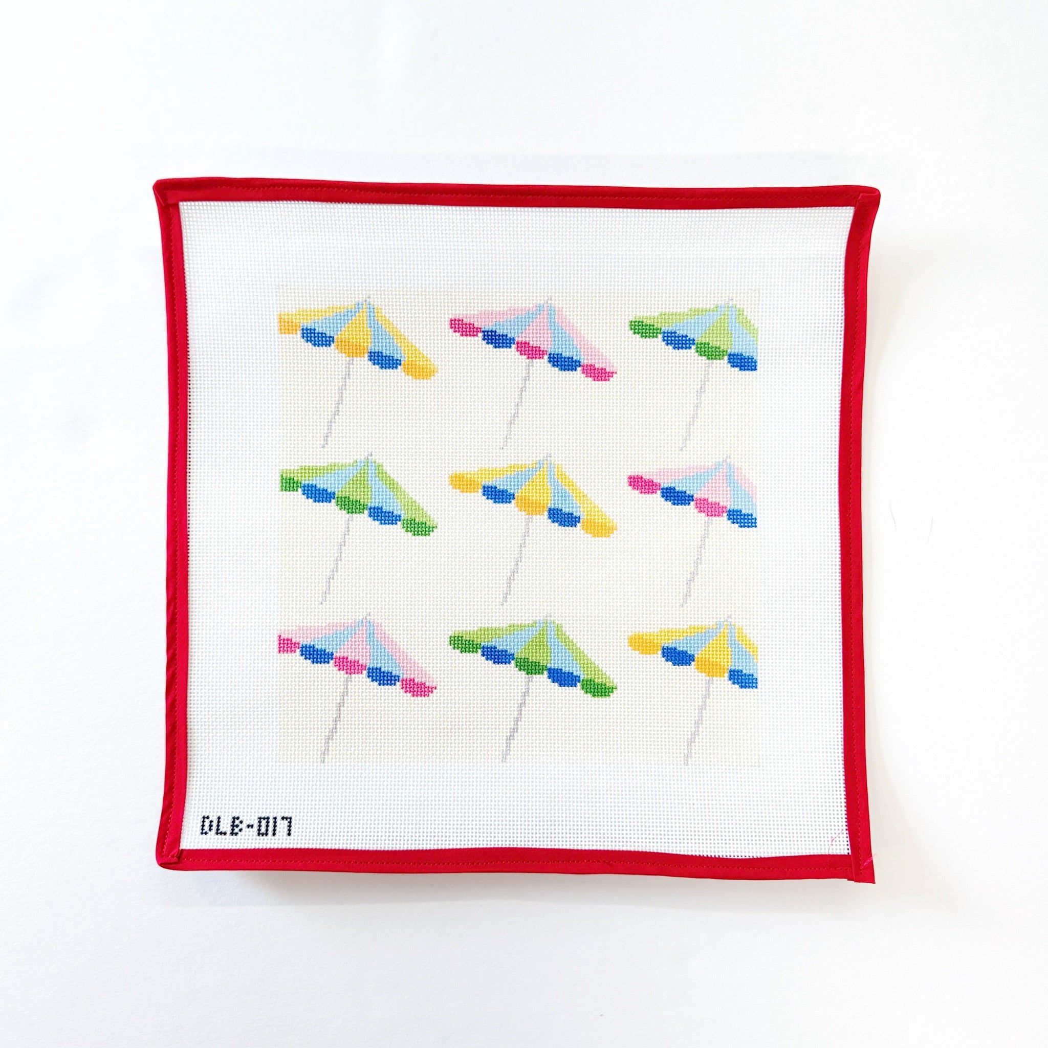 Beach UmbrellasPainted StitchCanvasThe Red Thread Atelier