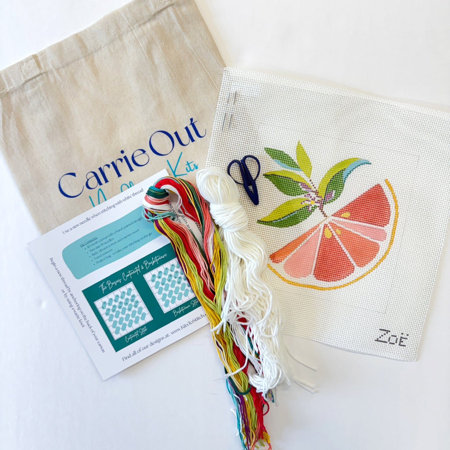 Carrie Out Kits - GrapefruitThe Red Thread AtelierKitThe Red Thread Atelier