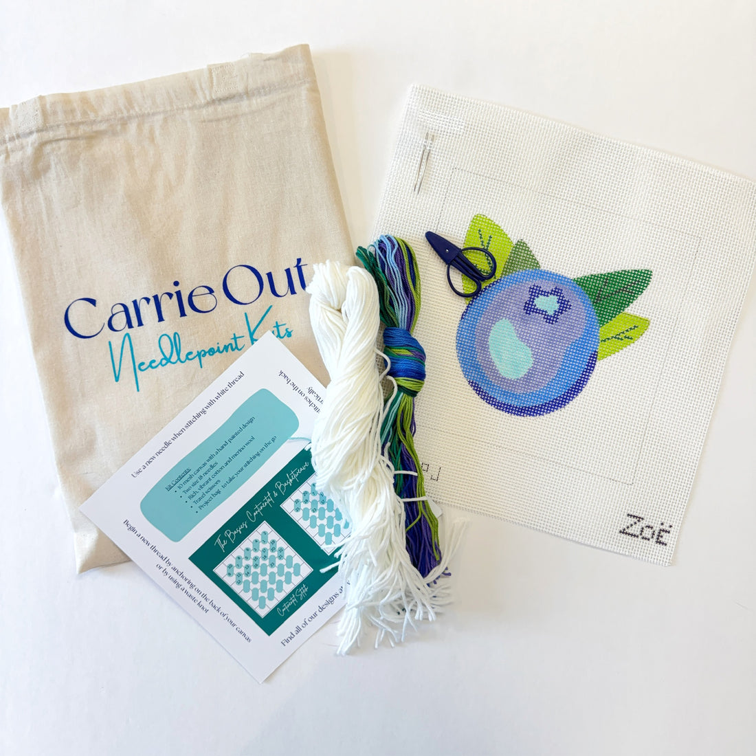 Carrie Out Kits - BlueberriesThe Red Thread AtelierKitThe Red Thread Atelier