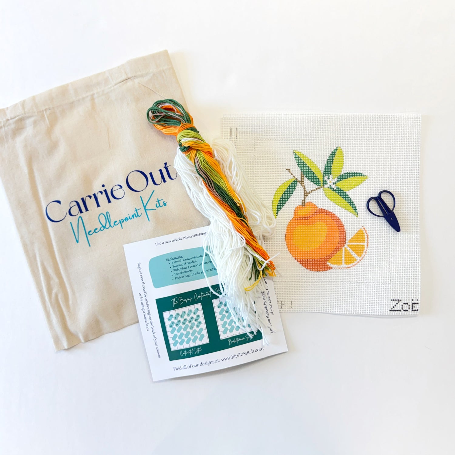 Carrie Out Kits - OrangeThe Red Thread AtelierKitThe Red Thread Atelier