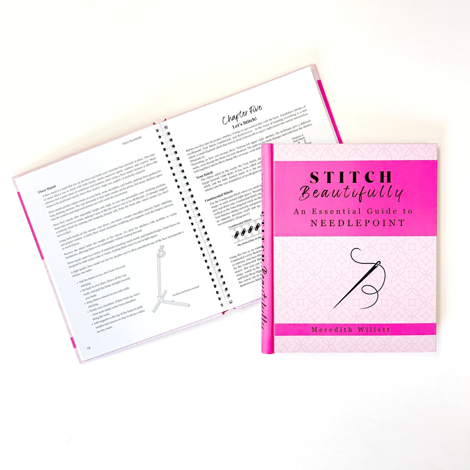 Stitch Beautifully - An Essential Guide to NeedlepointMeredith CollectionBookThe Red Thread Atelier