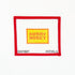 Sunny Honey Bag TagInitial KCanvasThe Red Thread Atelier